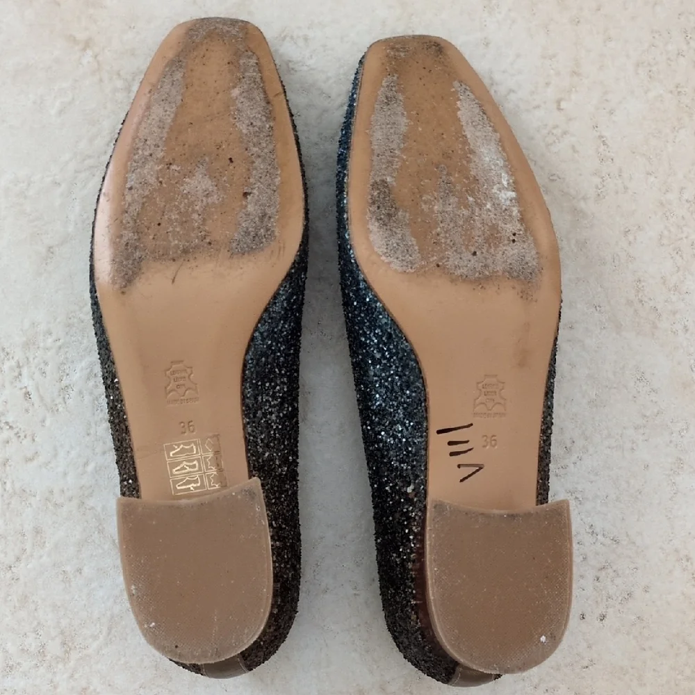 Miista London Glitter Block Heel Shoes - - Picture 4 of 7